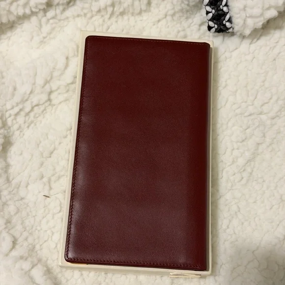 CARTIER Bordeaux Bi-Fold Long Wallet (Full Inclusion) - PRISTINE - Picture 3 of 7